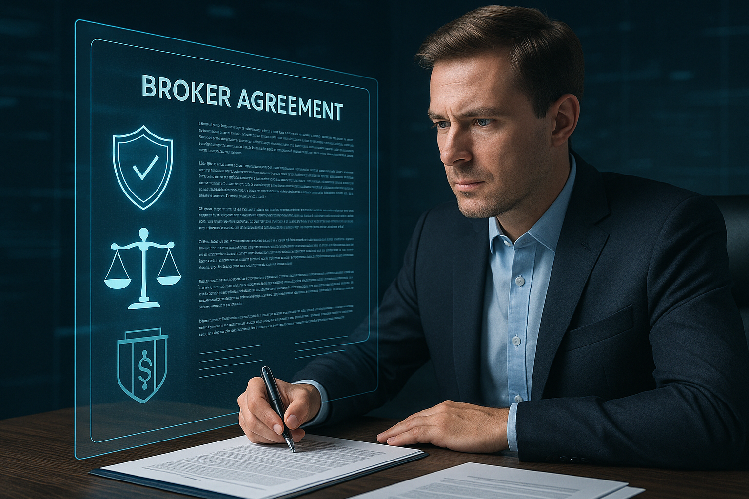 Les précautions juridiques avant de signer un contrat avec un broker en ligne.