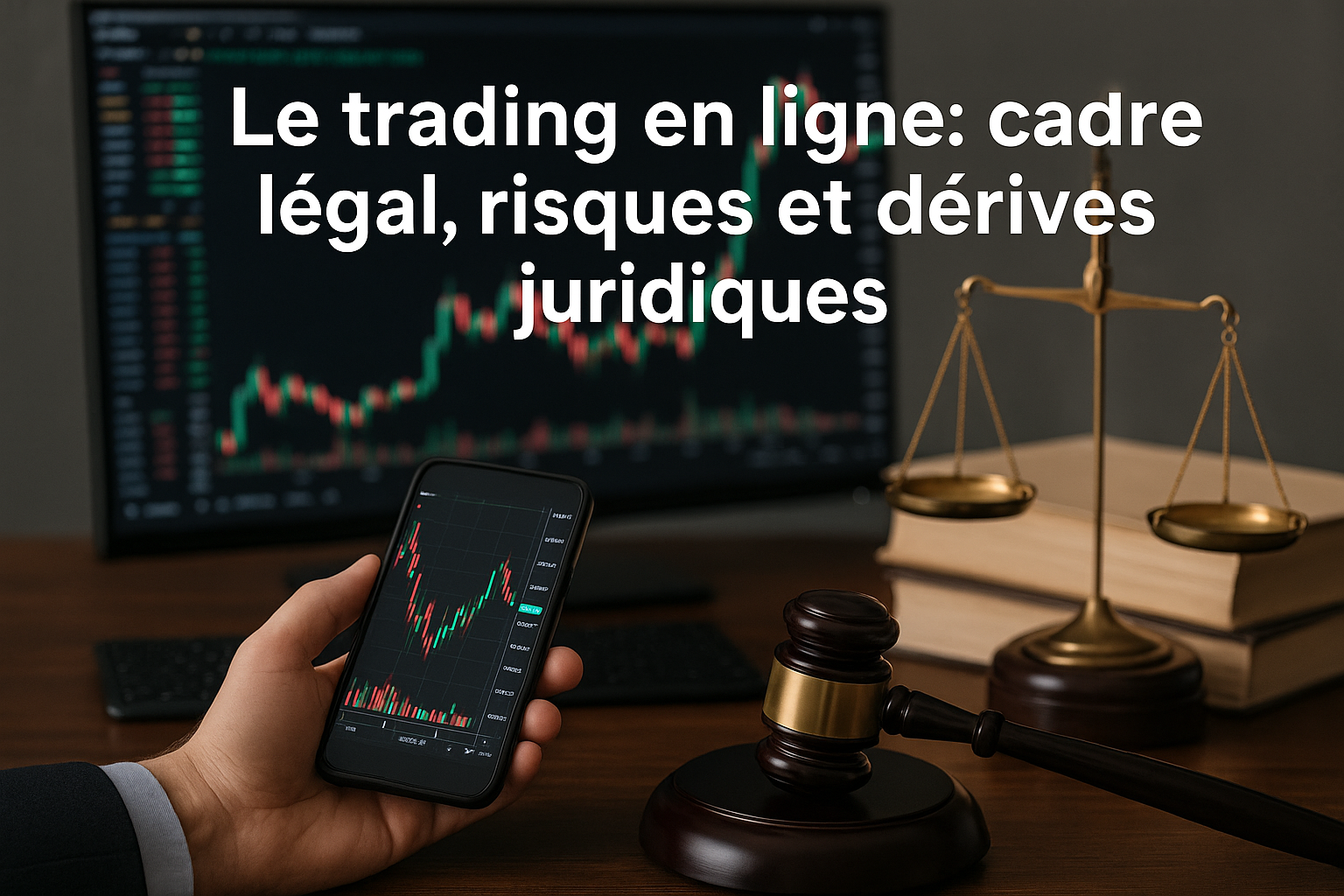 Le trading en ligne : cadre légal, risques et dérives juridiques.